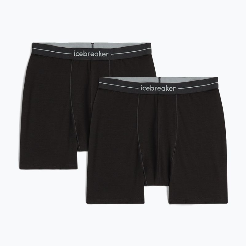 Pánské termo boxerky Icebreaker Merino 150 Anatomica Boxers 2 pairs black 4