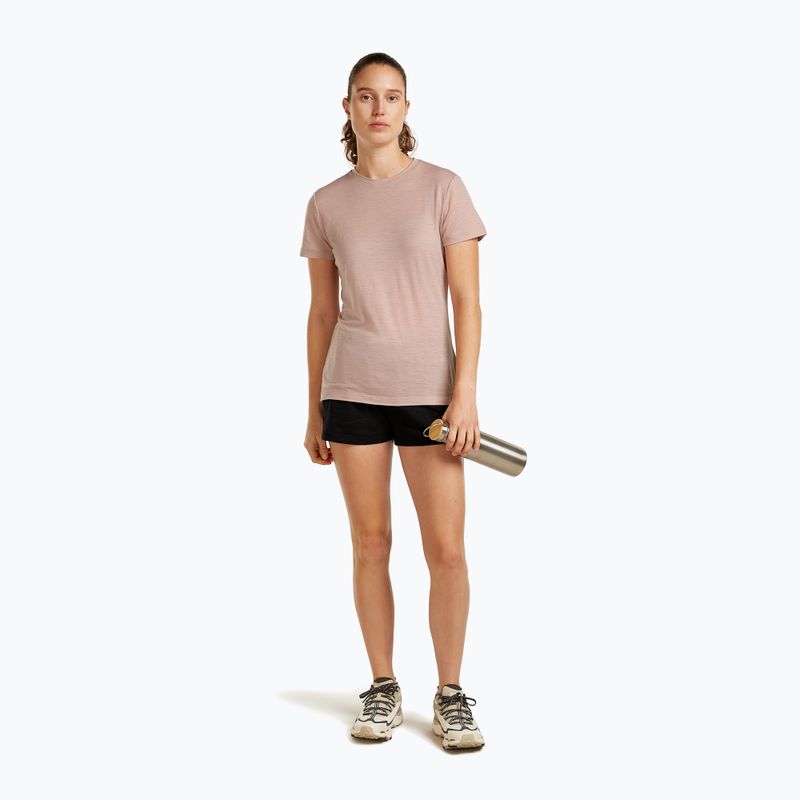 Dámské trekingové tričko icebreaker Merino 150 Tech Lite III Tee pink quartz 4