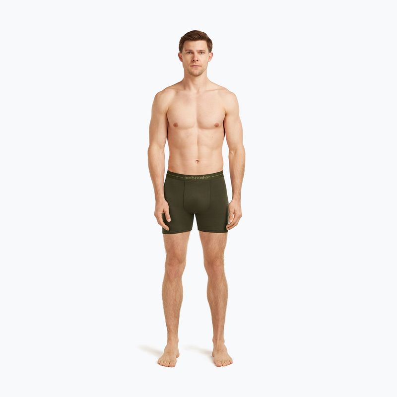 Pánské termo boxerky icebreaker Anatomica dark loden 3