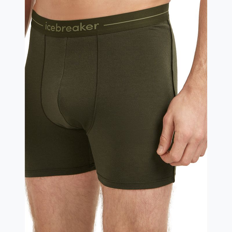 Pánské termo boxerky icebreaker Anatomica dark loden 5