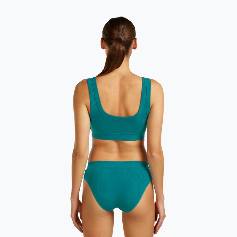 Termo podprsenka icebreaker Merino Rib Lotus tidal teal 3