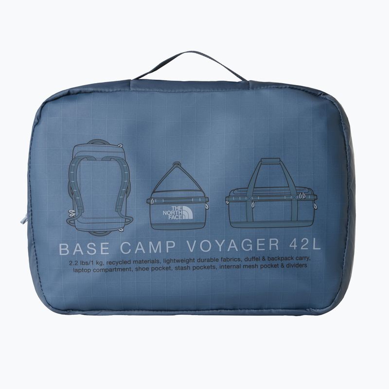 Cestovní taška The North Face Base Camp Voyager Duffel 42 granite grey/frost grey 4