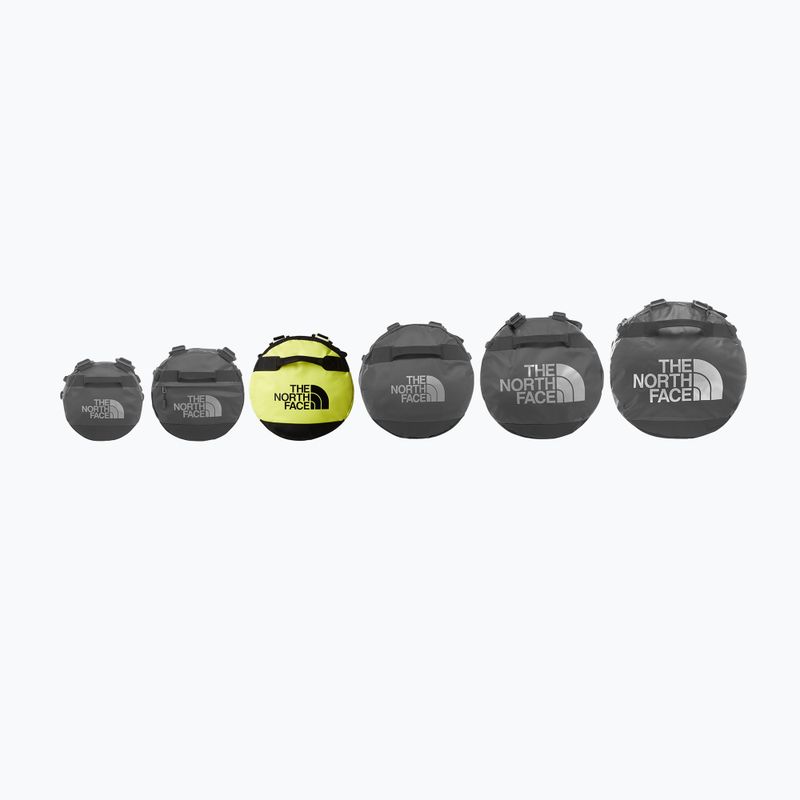 Cestovní taška The North Face Base Camp Duffel M 71 l fizz lime/lemon mist/tn 5
