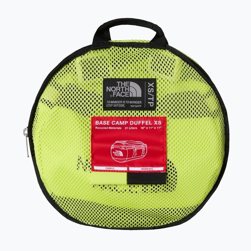 Cestovní taška The North Face Base Camp Duffel XS 31 l fizz lime/lemon mist/tn 4