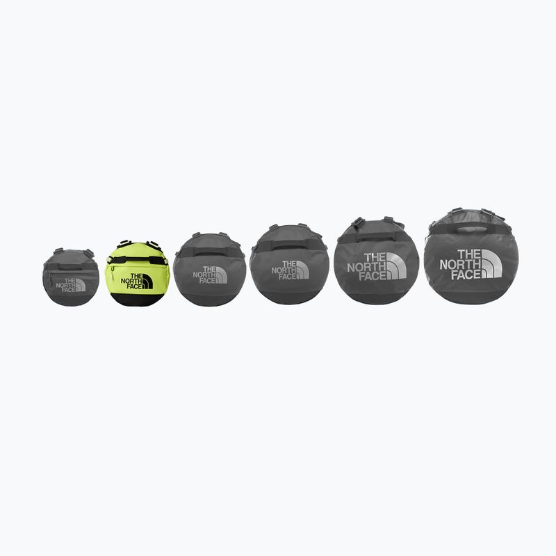 Cestovní taška The North Face Base Camp Duffel S 50 l fizz lime/lemon mist/tn 5