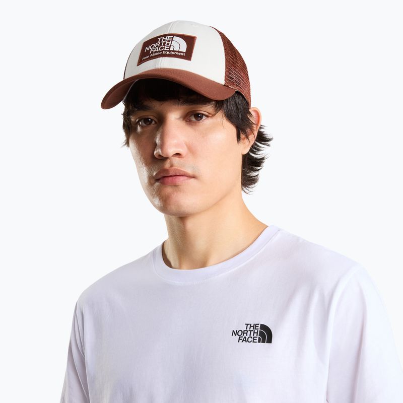 Pánská kšiltovka The North Face Mudder Trucker ember soil-white dune 5