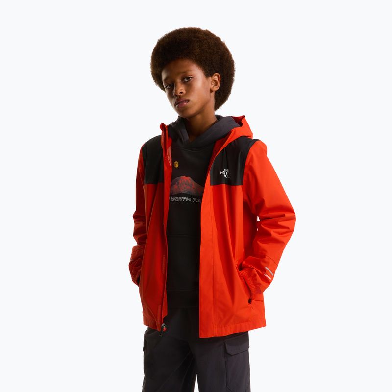 Dětská nepromokavá bunda The North Face Antora lava red 4