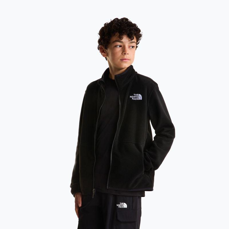 Dětská fleecová bunda The North Face Glacier Full Zip tnf black 6