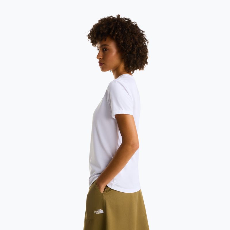 Dámské tričko The North Face Evolution Simple Dome Slim SS tnf white 4