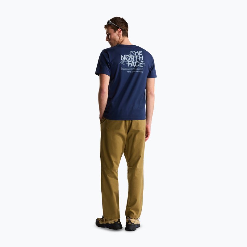 Pánské trekové tričko The North Face Moutain Sketch Regular summit navy 2