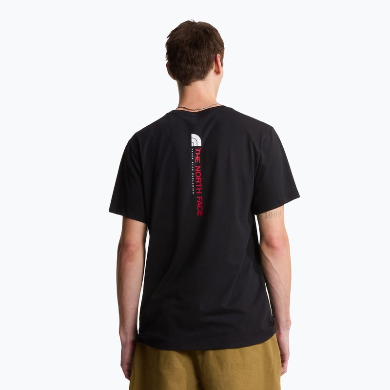 Pánské trekové tričko The North Face Vertical Regular tbf black 3