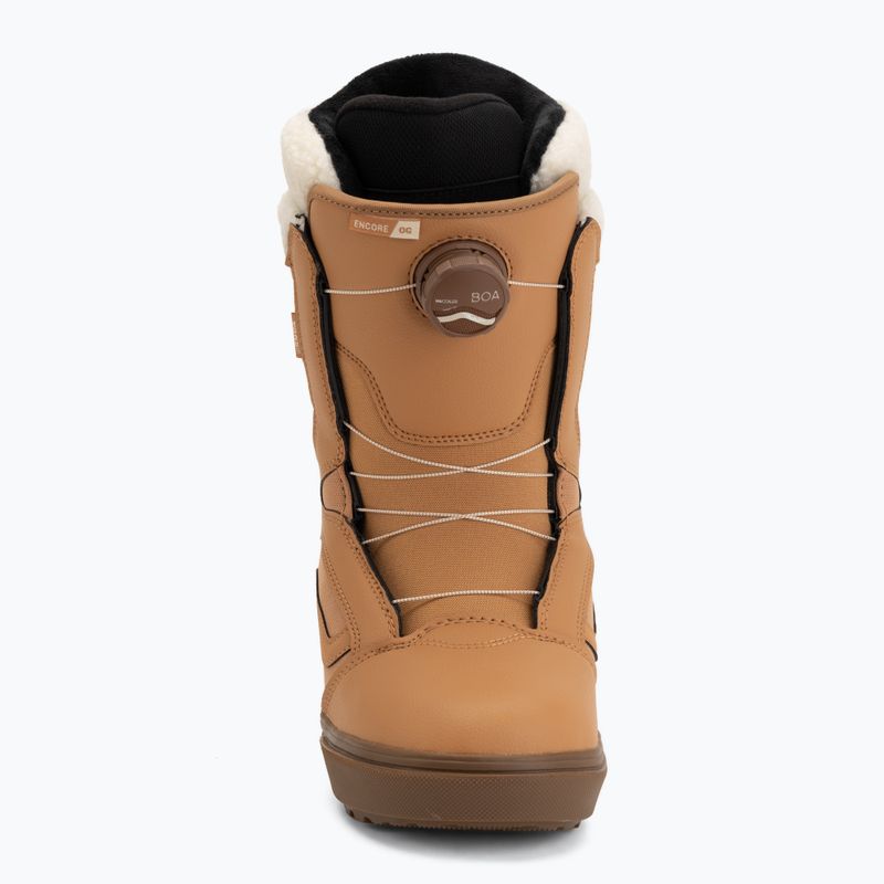 Dámské snowboardové boty Vans Encore OG W tan/medium gum 3