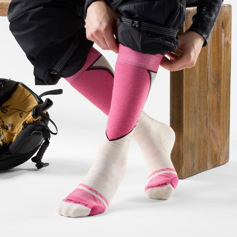 Dámské lyžařské ponožky Smartwool Ski Targeted Cushion OTC moonbeam 2