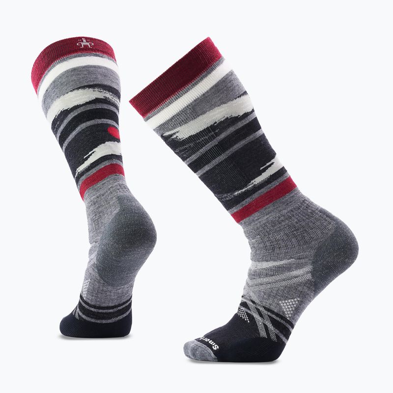 Ski ponožky Smartwool Ski Full Cushion Midnight Ski Pattern OTC středně šedé