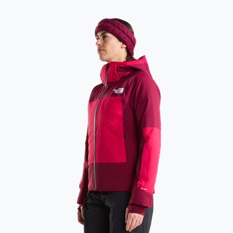 Dámská lyžařská bunda The North Face Lenado lali guran/burgundy cru