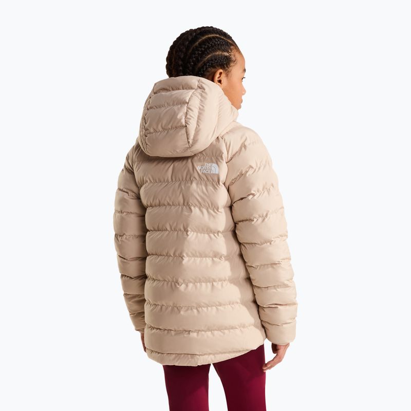 Dětská zateplená bunda  The North Face Reversible Perrito Hooded timeless taupe 3