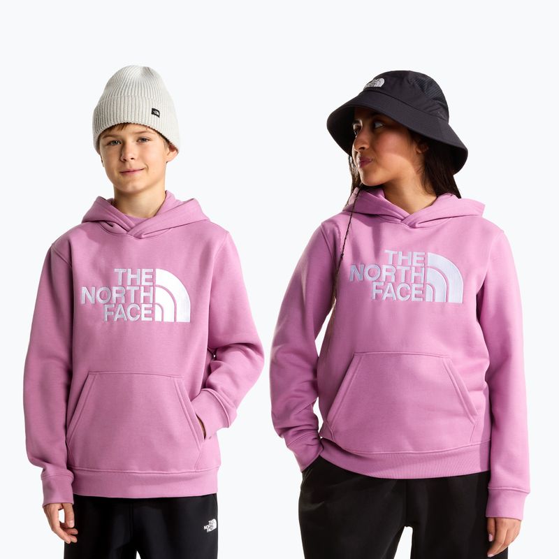 Dětská mikina The North Face Essential Drew Peak Hoodie hushed lavender 3
