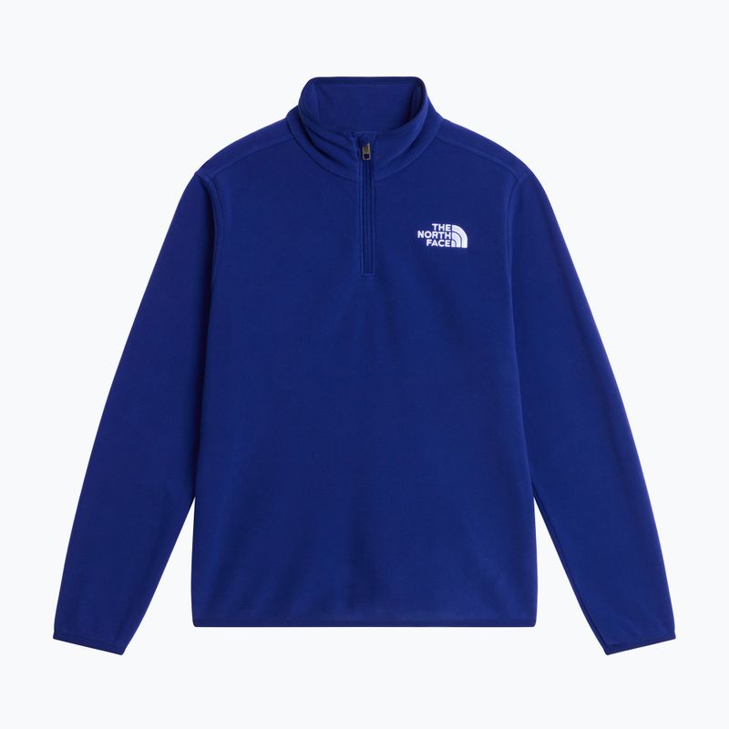 Dětská fleecová mikina The North Face Teen Glacier 1/4 Zip bold blue 4