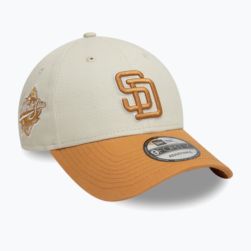 Kšiltovka New Era WS Patch 9Forty San Diego Padres light beige