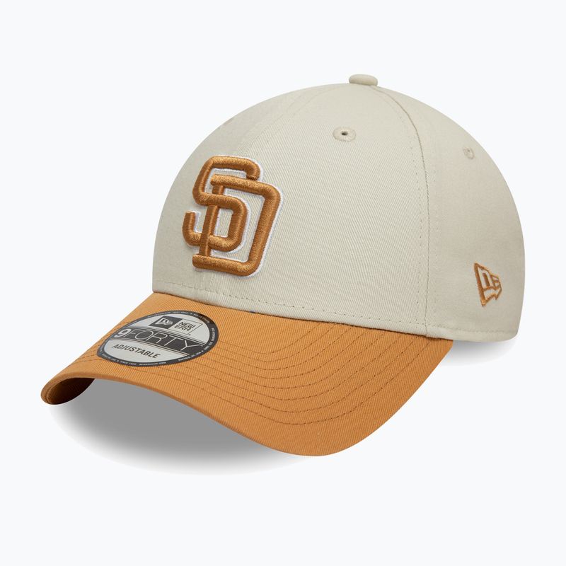 Kšiltovka New Era WS Patch 9Forty San Diego Padres light beige 2