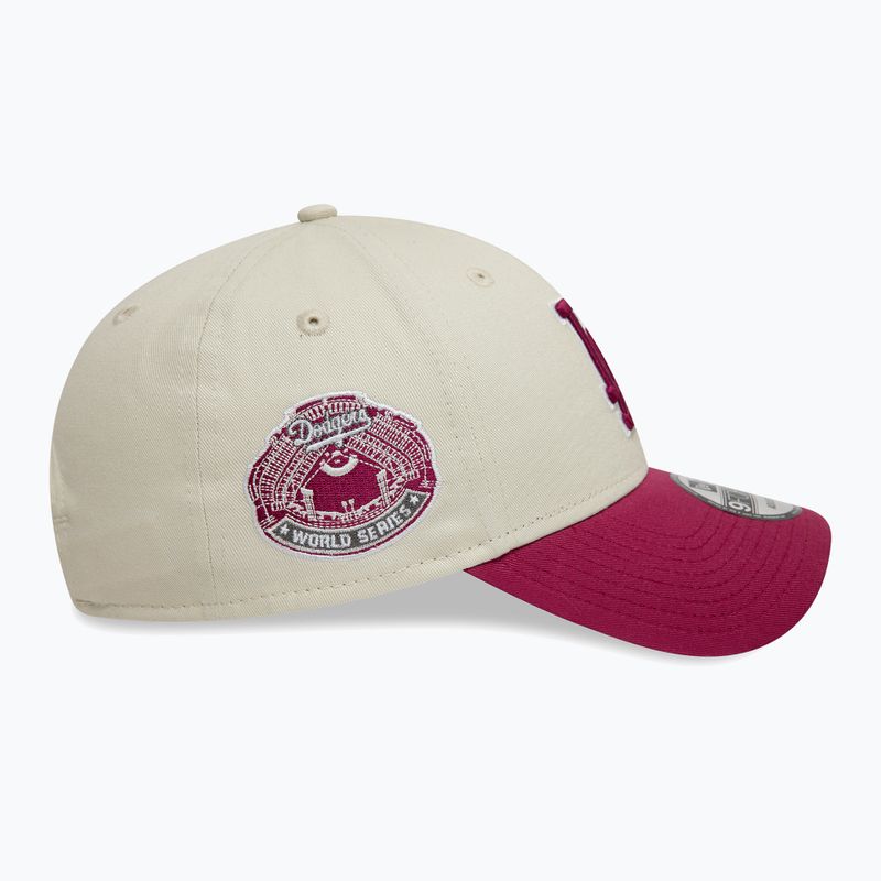 Kšiltovka New Era WS Patch 9Forty Los Angeles Dodgers light beige 4