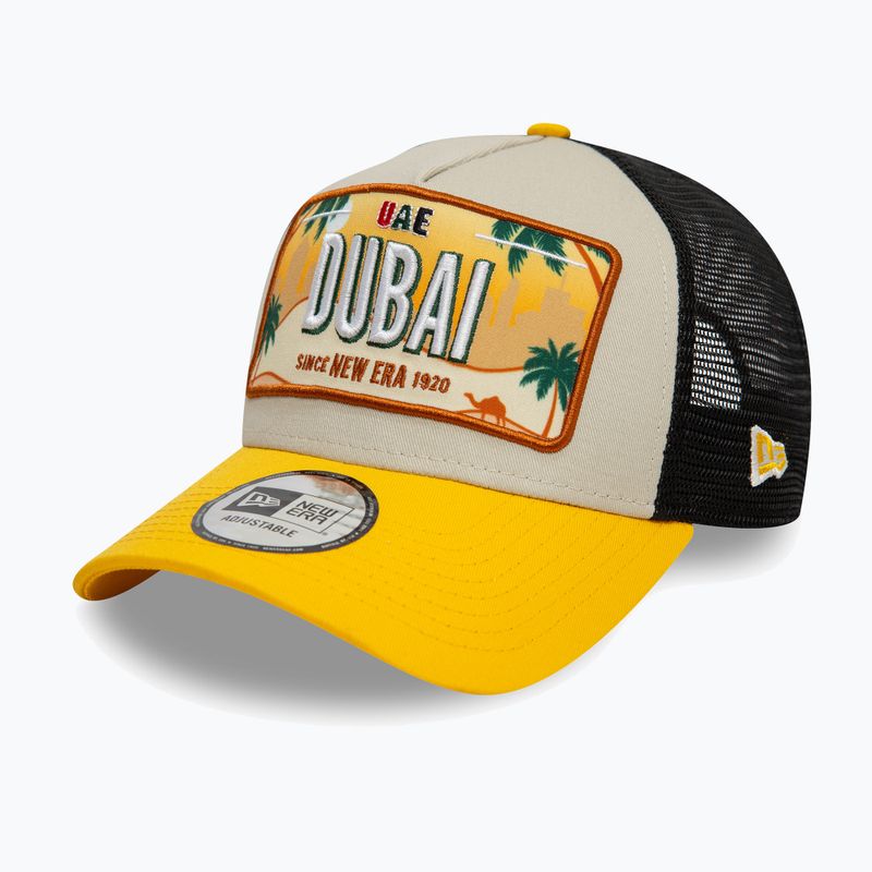 Kšiltovka New Era Licence Plate Los Angeles Trucker light beige 2