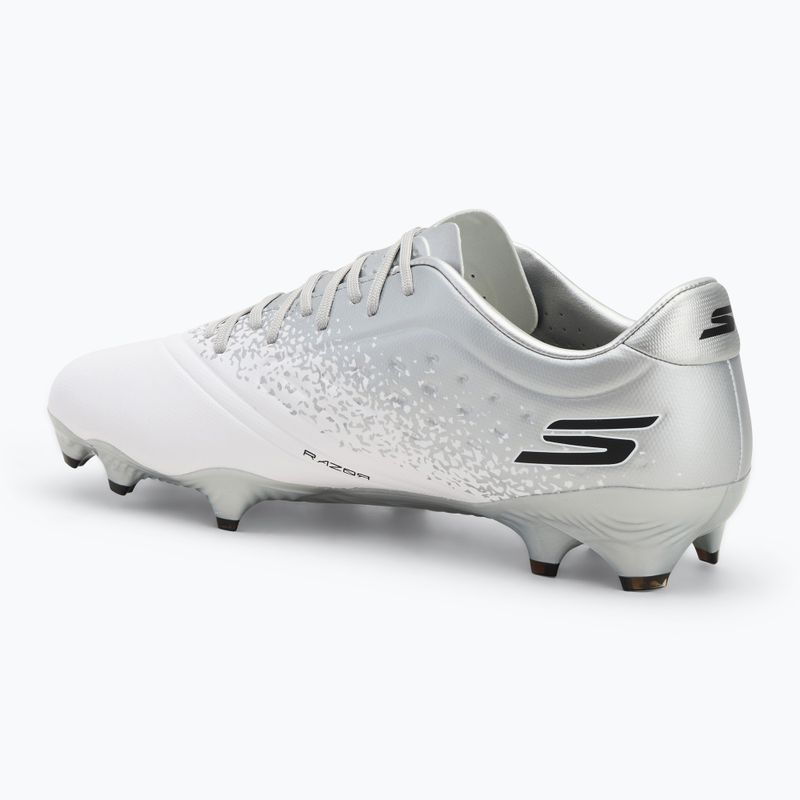 Pánské kopačky SKECHERS Razor 1.5 Academy FG white/silver 3