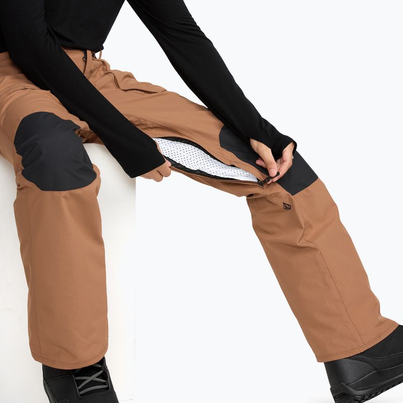 Pánské snowboardové kalhoty Volcom Roan terra brown 6
