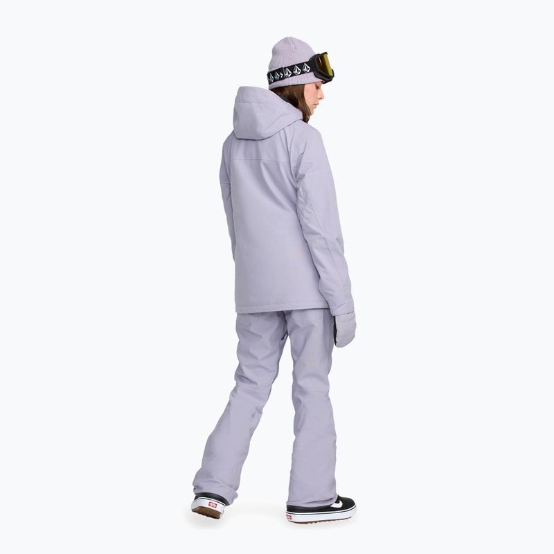 Dámské lyžařské kalhoty s laclem Volcom Swift Bib Overall lavender aura 4