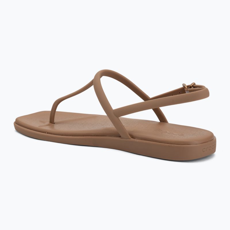 Dámské sandály Crocs Miami Thong Flip milk chocolate 3