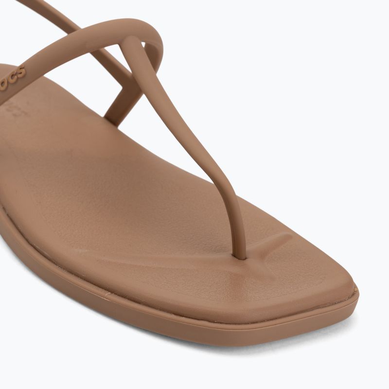 Dámské sandály Crocs Miami Thong Flip milk chocolate 7