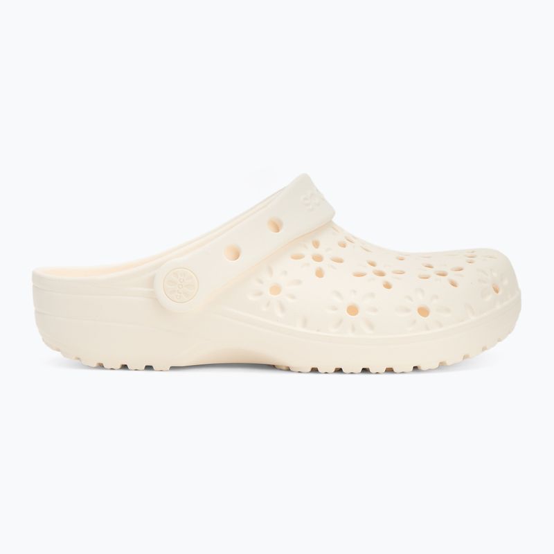 Dětské nazouváky Crocs Classic Floral Cutout Clog Kids chalk 3