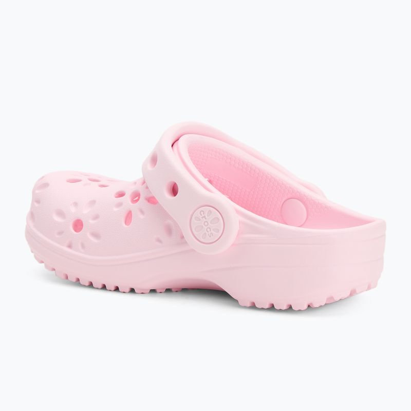 Dětské nazouváky Crocs Classic Floral Cutout Clog Kids Toddler pink milk 4