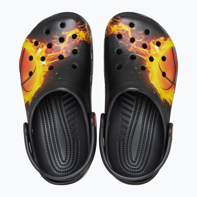 Dětské nazouváky Crocs Flaming Bball Clog Kids black 13