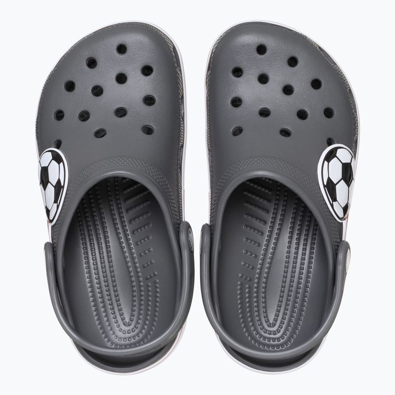 Dětské nazouváky Crocs Classic Soccer Band Clog Kids slate grey 13