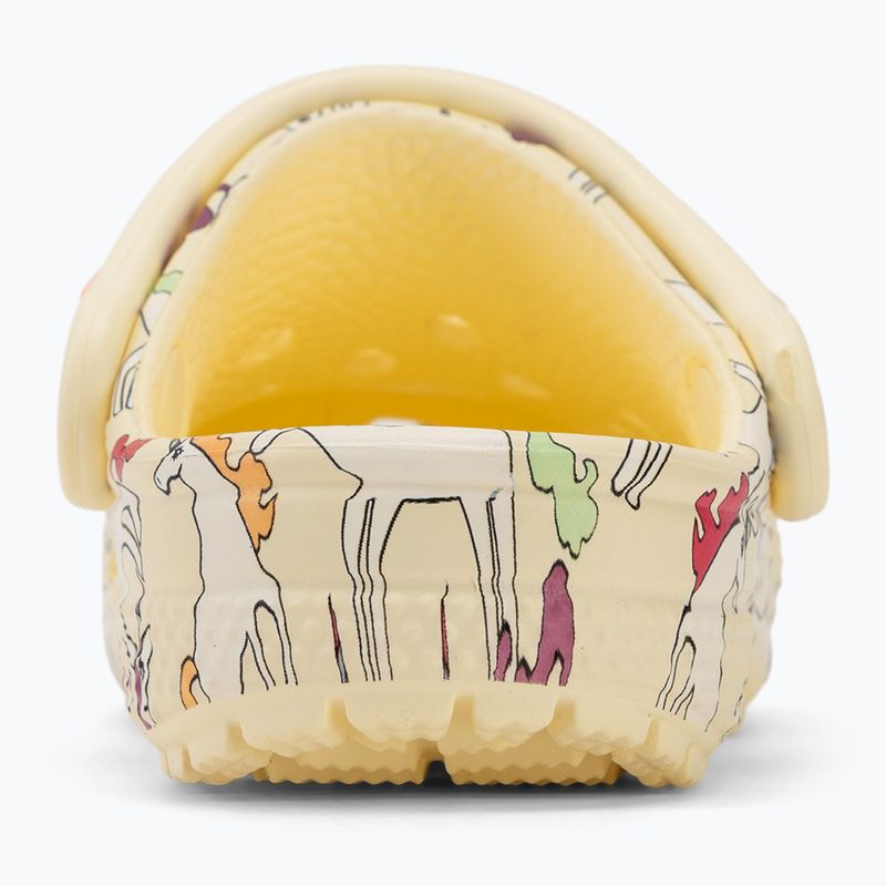 Dětské nazouváky Crocs Classic Unicorn Graphic yellow light 7