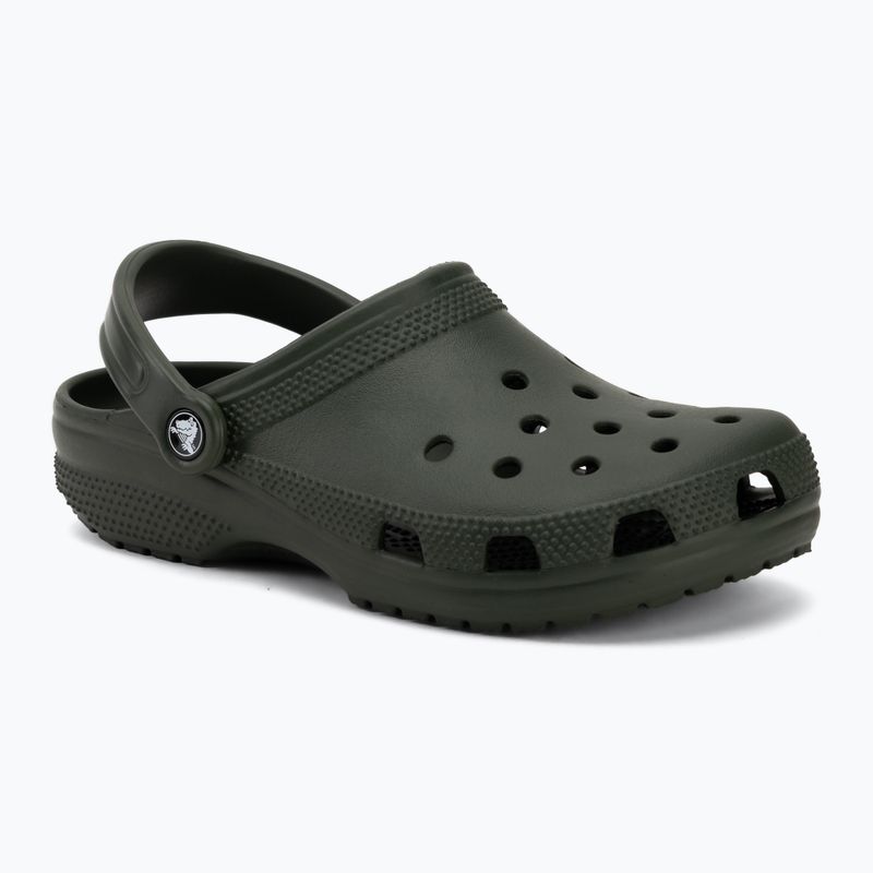 Nazouváky Crocs Classic army green 2