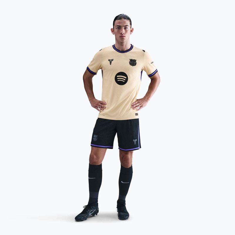 Pánský fotbalový dres Nike FC Barcelona 2025/26 Match Away team gold/team gold/persian violet/black 2