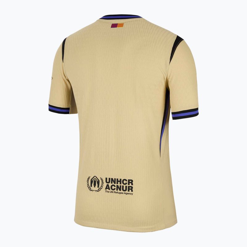 Pánský fotbalový dres Nike FC Barcelona 2025/26 Match Away team gold/team gold/persian violet/black 7