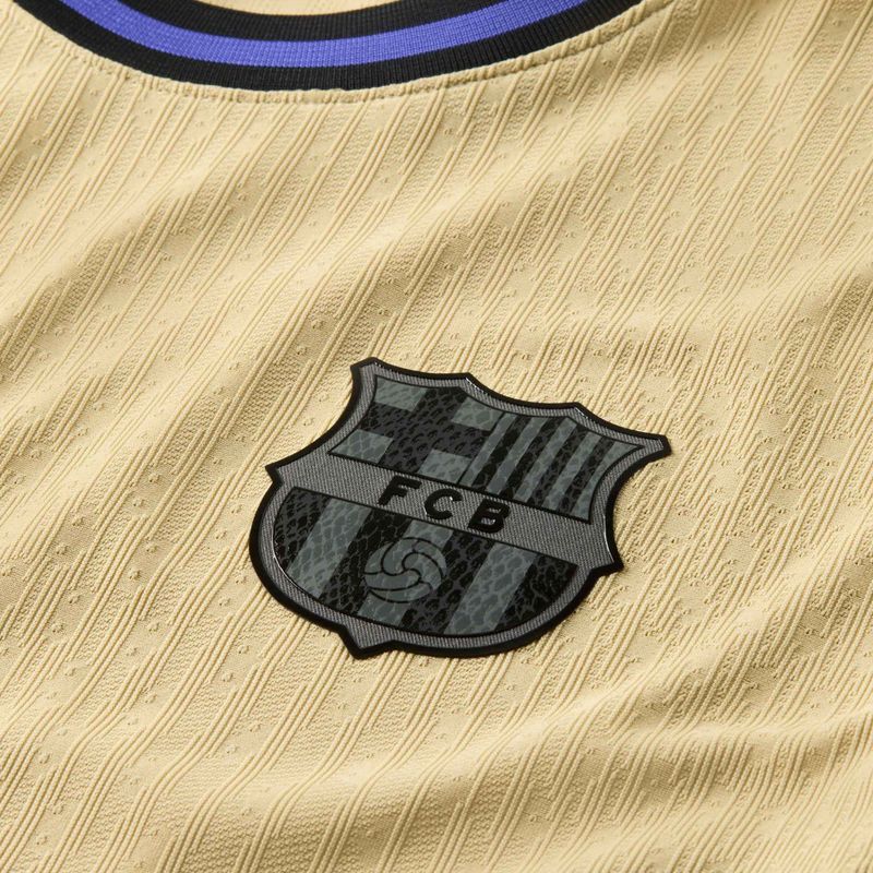 Pánský fotbalový dres Nike FC Barcelona 2025/26 Match Away team gold/team gold/persian violet/black 8