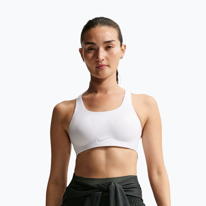 Sportovní podprsenka Nike Rival Ultrahigh Support white