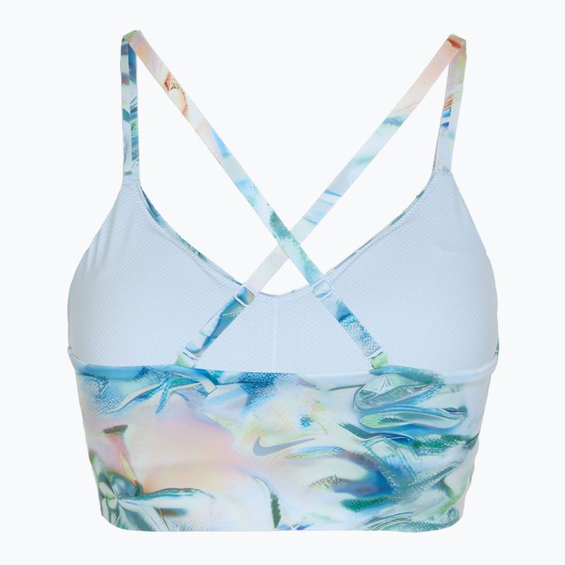 Sportovní podprsenka Nike Indy Artist Collection Light-Support blue tint 7