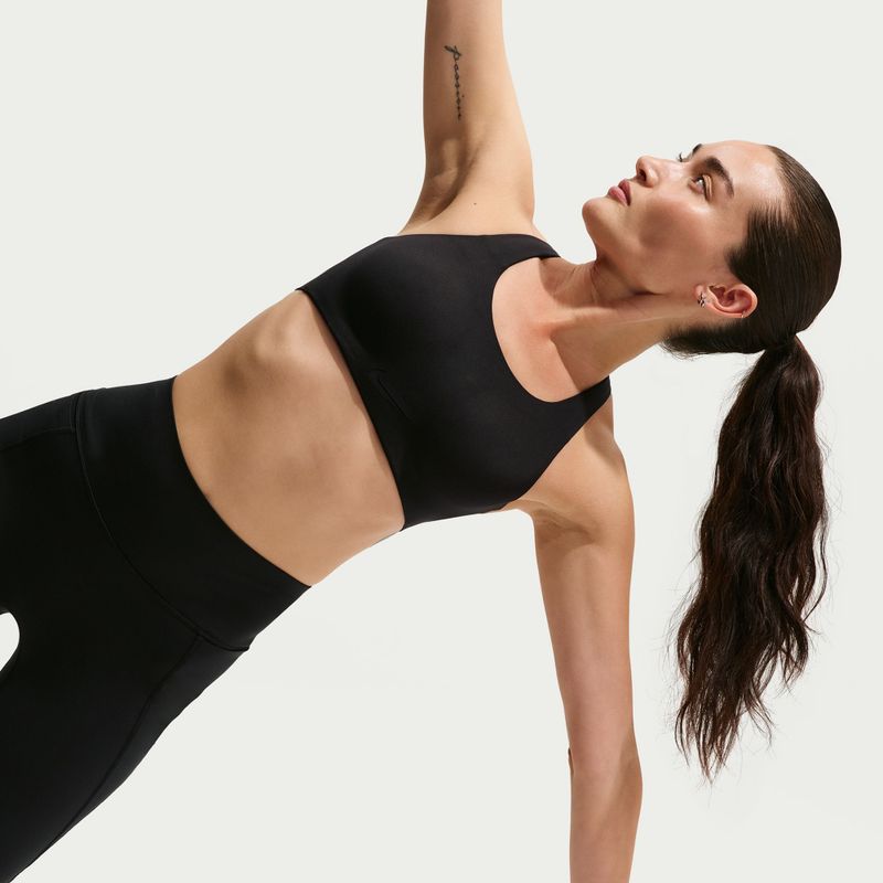 Sportovní podprsenka Nike Rival Ultrahigh Support black 6