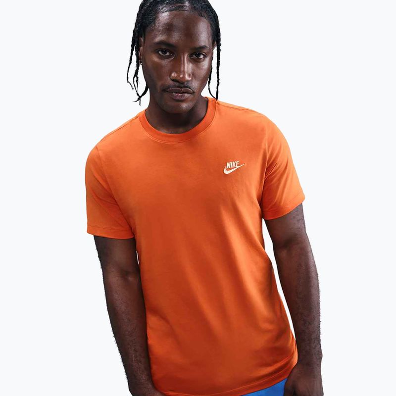 Pánské tričko Nike Sportswear Club campfire orange 4