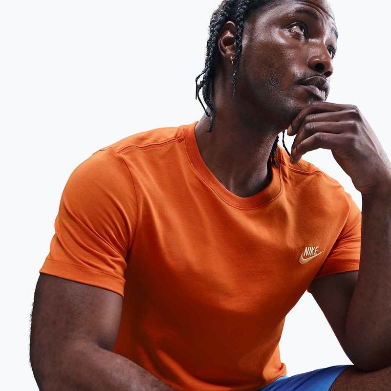 Pánské tričko Nike Sportswear Club campfire orange 6
