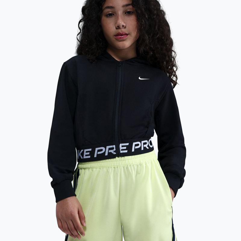 Dětská mikina Nike Pro Fleece black/black/black/white
