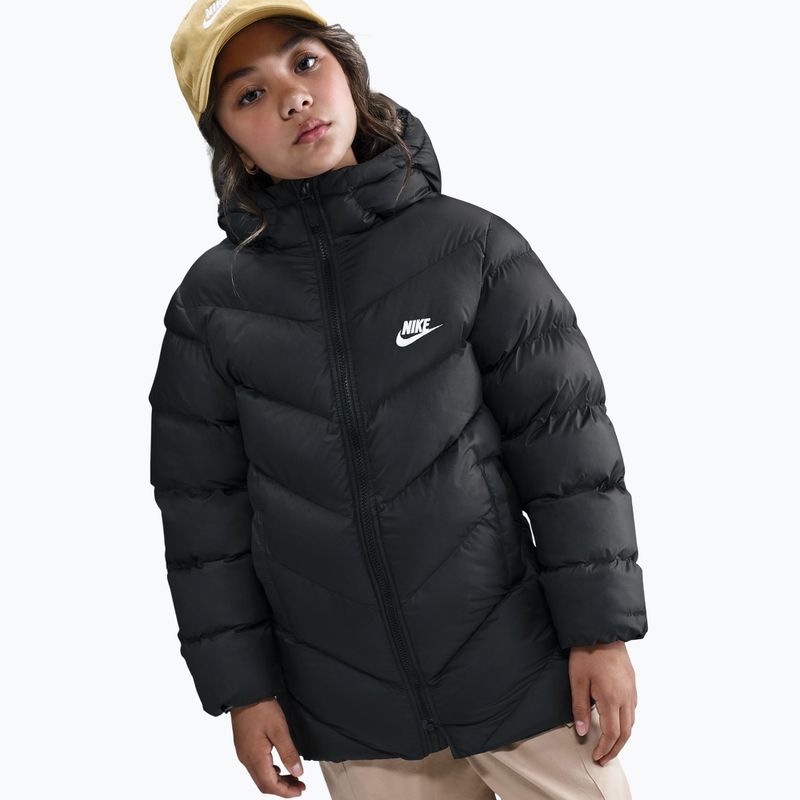 Dětská zateplená bunda Nike Sportswear All Day Play black/white 2