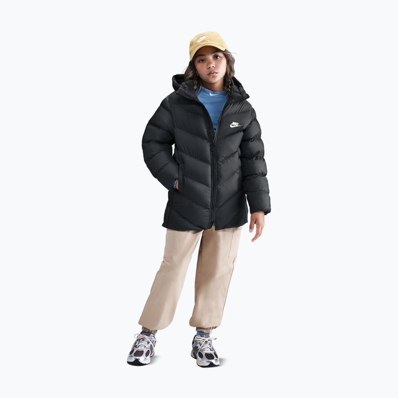 Dětská zateplená bunda Nike Sportswear All Day Play black/white 3