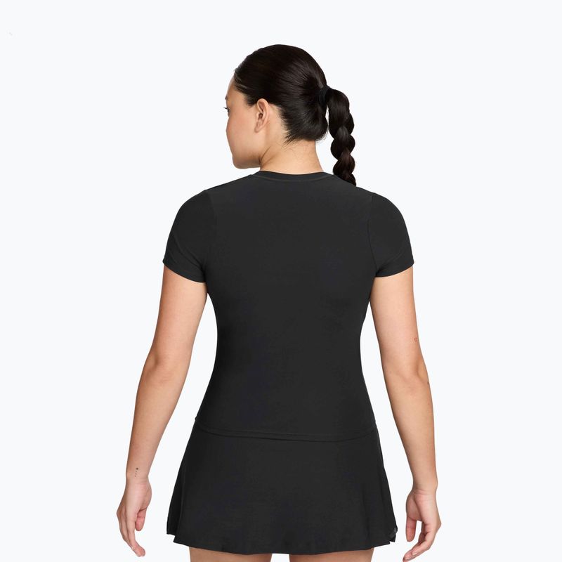 Dámské tenisové tričko Nike Victory Dri-Fit black/white 2