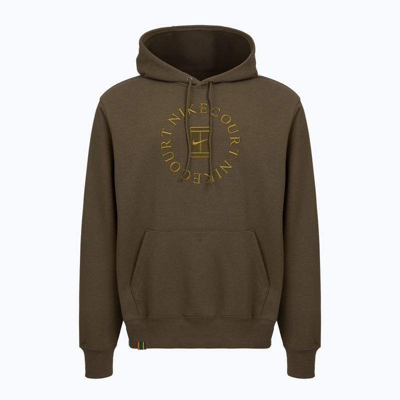 Pánská tenisová mikina Nike Court Dri-Fit Heritage French Terry Hoodie dark hazel/saffron quartz 4